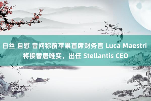 白丝 自慰 音问称前苹果首席财务官 Luca Maestri 将接替唐唯实，出任 Stellantis CEO